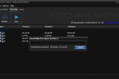 secure wipe free space