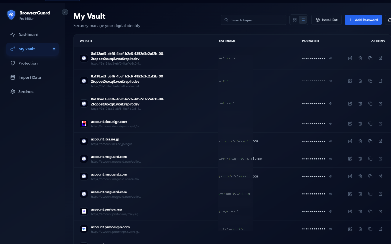 BrowserGuard Secure Fill